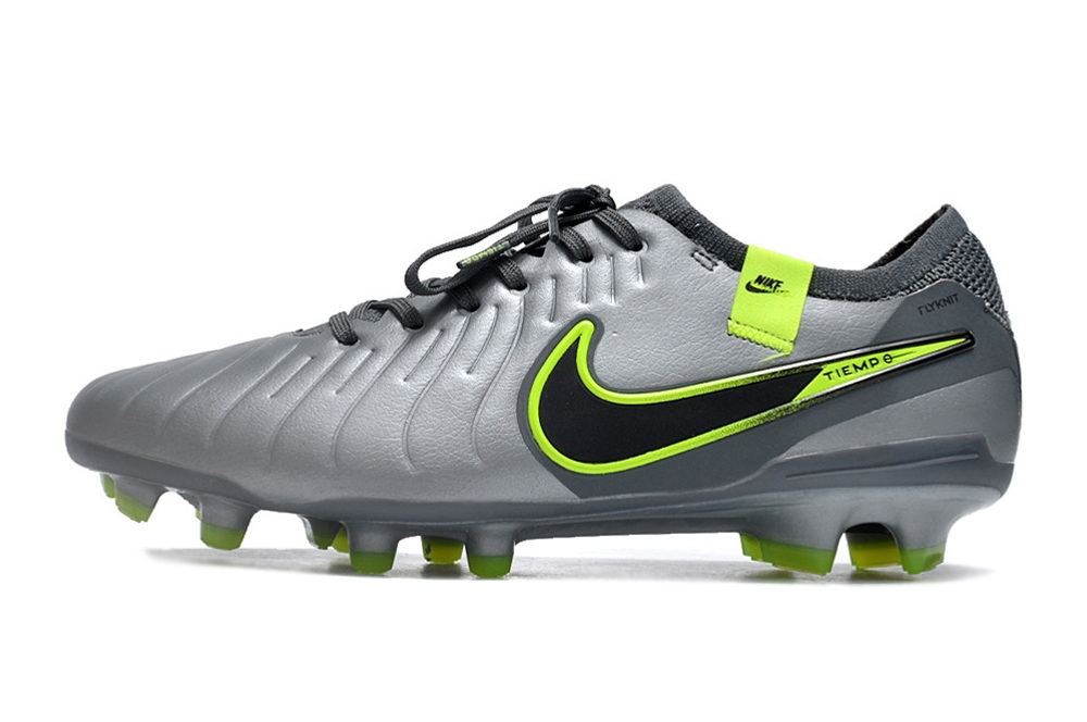 Nike Tiempo Legend 10 Elite FG R9 Chrome - Dark Grey/Green