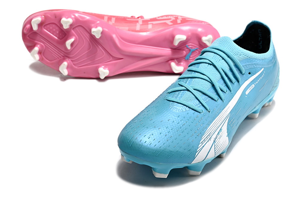 Puma Ultra Ultimate FG/AG Tricks - Blue/White/Sunset Pink