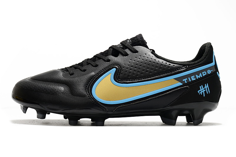 Nike Tiempo Legend 9 Elite FG Golden Trophy - Black/Blue/Gold